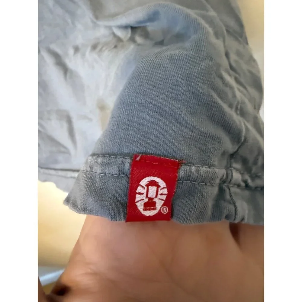 Coleman Fish Flag Graphic Gray Short-Sleeve T Shirt Mens XXL - Picture 3 of 7